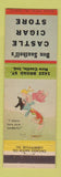 Matchbook Cover - Saathoff's Castle Cigar Store New Castle IN hillbilly Love