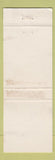 Matchbook Cover - Cross Timber Inn Easton PA