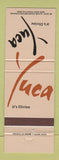 Matchbook Cover - Yuca Miami Beach FL