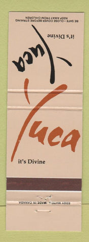 Matchbook Cover - Yuca Miami Beach FL