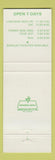 Matchbook Cover - Yard Food Drink Manchester NH green