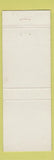 Matchbook Cover - Roselle Manor Restaurant Roselle NJ green
