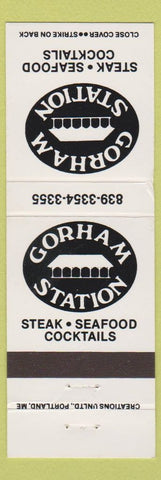 Matchbook Cover - Gorham Station