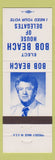 Matchbook Cover - Bob Beach House of Delegates election