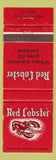 Matchbook Cover - Red Lobster Seafood Chain