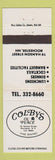 Matchbook Cover - Colbys Ol Place Rochester NH
