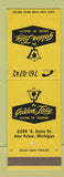 Matchbook Cover - Golden Lady House of Beauty Ann Arbor MI