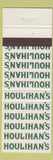 Matchbook Cover - Houlihan's Sausalito CA