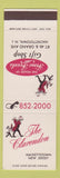 Matchbook Cover - The Clarendon Hackettstown NJ