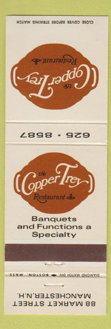 Matchbook Cover - Copper Trey Restaurant Manchester NH