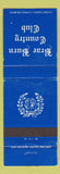 Matchbook Cover - Brae Burn Country Club Newton MA WEAR
