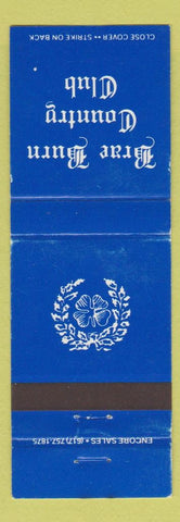 Matchbook Cover - Brae Burn Country Club Newton MA WEAR