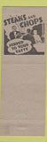 Matchbook Cover - Wayne's Grill New Castle IN hillbilly Driving