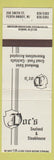 Matchbook Cover - Doc's Steak Seafood Perth Amboy NJ