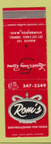 Matchbook Cover - Romi's Restaurant Sturbridge MA