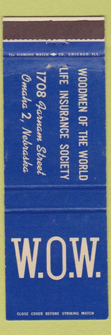Matchbook Cover - Woodmen of the World Life Insurance Omaha NE