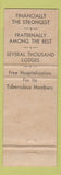 Matchbook Cover - Woodmen of the World Life Insurance Omaha NE