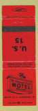 Matchbook Cover - Colonial Motel Restaurant Lewisburg PA WEAR