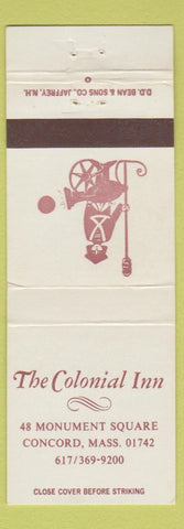 Matchbook Cover - Colonial Inn Concord MA