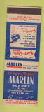 Matchbook Cover - Marlin Firearms New Haven CT Razor Blades Guns