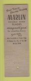 Matchbook Cover - Marlin Firearms New Haven CT Razor Blades Guns