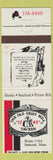 Matchbook Cover - Old Grist Mill Tavern Seekonk MA