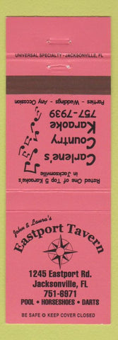 Matchbook Cover - Eastport Tavern Jacksonville FL