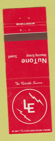 Matchbook Cover - Nu Tone Housing Group Scovill Laconia NH Electric Plymouth