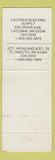 Matchbook Cover - Nu Tone Housing Group Scovill Laconia NH Electric Plymouth