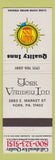 Matchbook Cover - York Village Inn York PA Quality Inns