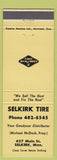 Matchbook Cover - Selkirk Tires Goodyear Selkirk MB yellow