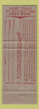 Matchbook Cover - Beltone Hearing Aids girlie