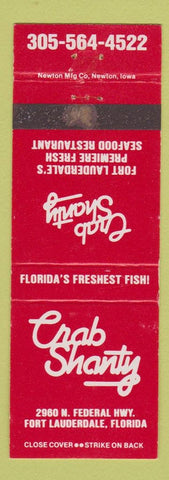 Matchbook Cover - Crab Shanty Fort Lauderdale FL WEAR