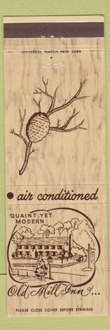 Matchbook Cover - Old Mill Inn Bernardsville NJ
