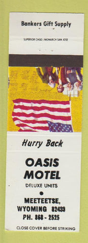 Matchbook Cover - Oasis Motel Meeteetse WY