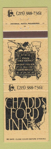 Matchbook Cover - Chadd's Ford Inn PA