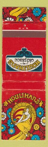 Matchbook Cover - Houlihan's Old Place Phoenix AZ WORN girlie