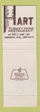 Matchbook Cover - Hart's Restaurant Turkey Farm Meredith NH