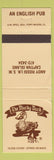 Matchbook Cover - Mucky Duck English Pub Captiva Island WORN