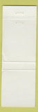 Matchbook Cover - Mucky Duck English Pub Captiva Island WORN