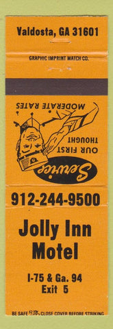 Matchbook Cover - Jolly Inn Motel Valdosta GA