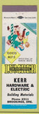 Matchbook Cover - Kerr Hardware Electric Brookings OR Slow Down