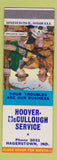Matchbook Cover - Hoover McCullough Service Hagerstown MD Happy Hunting