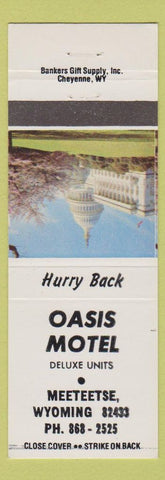 Matchbook Cover - Oasis Motel Meeteetse WY