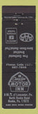 Matchbook Cover - Cherry Lane Motor Inn Ronks PA
