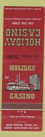 Matchbook Cover - Holiday Casino Las Vegas NV