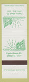 Matchbook Cover - Green Flash Captiva Island FL