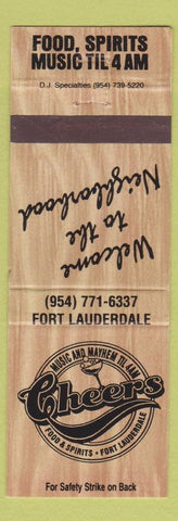 Matchbook Cover - Cheers Bar Fort Lauderdale FL