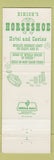 Matchbook Cover - Binion's Horseshoe Casino Las Vegas NV