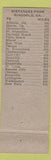 Matchbook Cover - Trundle's One Stop Store oil gas Woods Station GA hillbilly